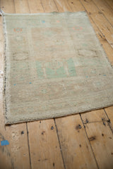 Vintage Distressed Oushak Rug / ONH item 13307