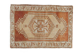 Vintage Distressed Oushak Rug / ONH item 13309