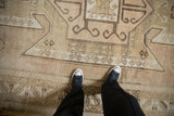 Vintage Distressed Kars Carpet / ONH item 13310