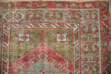 Vintage Distressed Oushak Rug / ONH item 13311