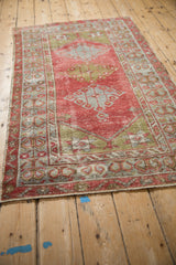 Vintage Distressed Oushak Rug / ONH item 13311