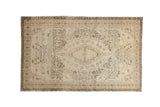 Vintage Distressed Oushak Rug / ONH item 13317