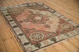 Vintage Distressed Oushak Square Rug / ONH item 13318