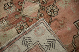 Vintage Distressed Oushak Square Rug / ONH item 13318