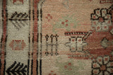 Vintage Distressed Oushak Square Rug / ONH item 13318