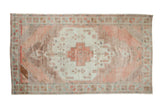 5.5x10 Vintage Distressed Oushak Carpet