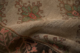 Vintage Distressed Kurd Carpet / ONH item 13324