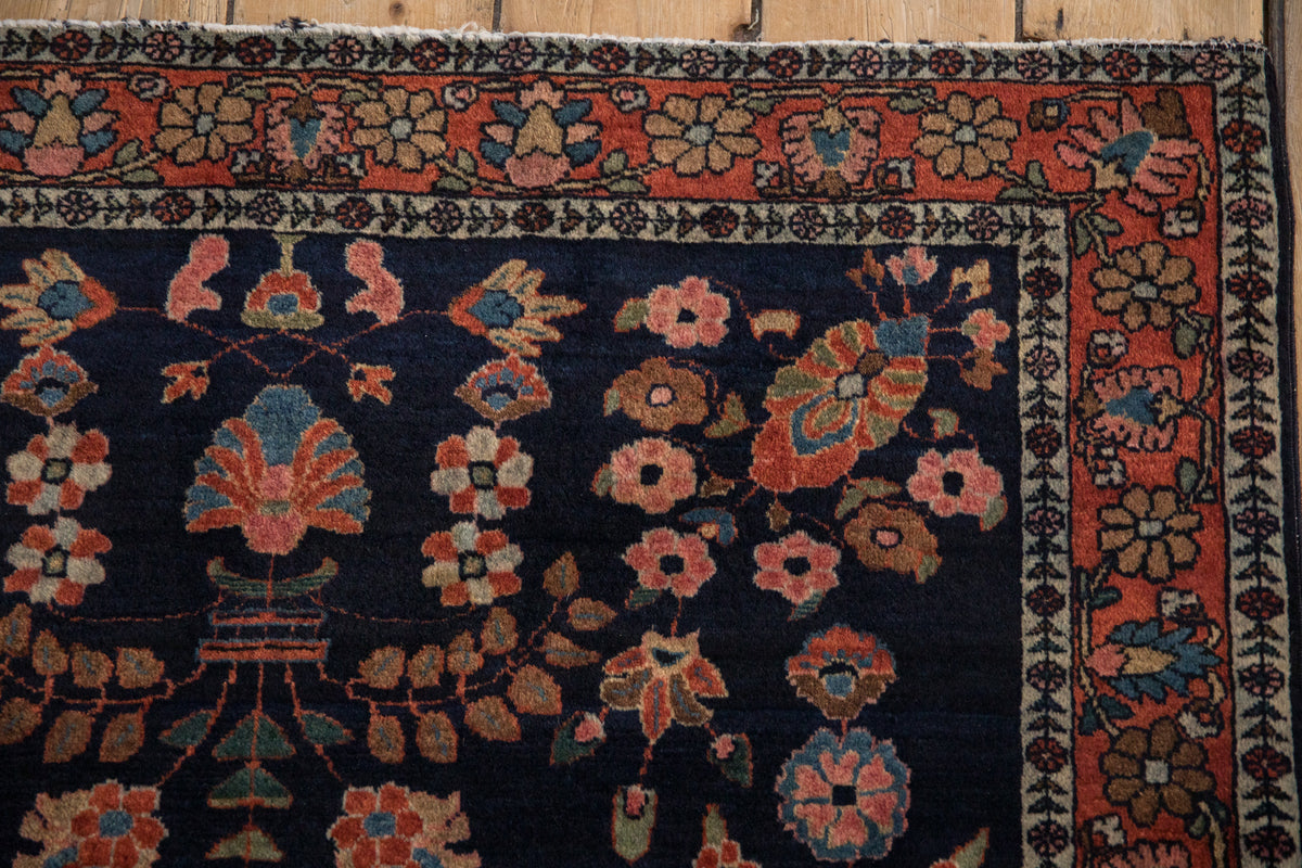 3.5x5 Antique Mohajeran Sarouk Rug