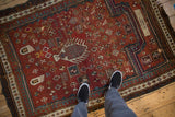 4x5.5 Antique Kazak Rug