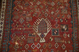 4x5.5 Antique Kazak Rug