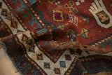 4x5.5 Antique Kazak Rug