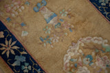 2x4 Vintage Art Deco Rug Runner