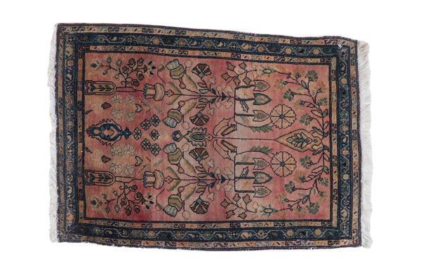 1.5x2.5 Antique Fine Farahan Sarouk Rug Mat