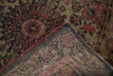 2x2.5 Antique Kerman Square Rug Mat