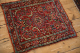 1.5x2 Antique Bakshaish Square Rug Mat