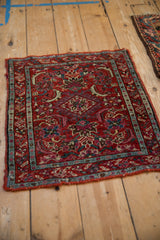 1.5x2 Antique Bakshaish Square Rug Mat