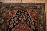 2x2.5 Antique Farahan Sarouk Square Rug Mat