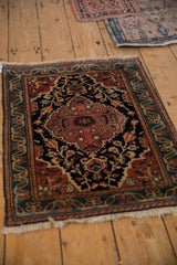 2x2.5 Antique Farahan Sarouk Square Rug Mat