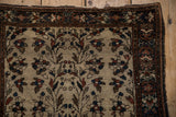 2x2.5 Antique Farahan Sarouk Square Rug Mat