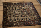2x2.5 Antique Farahan Sarouk Square Rug Mat