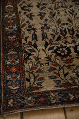 2x2.5 Antique Farahan Sarouk Square Rug Mat