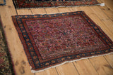 2x2.5 Antique Farahan Sarouk Square Rug Mat