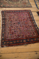 2x2.5 Antique Farahan Sarouk Square Rug Mat