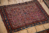 2x2.5 Antique Farahan Sarouk Square Rug Mat