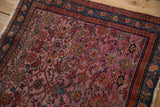 2x2.5 Antique Farahan Sarouk Square Rug Mat