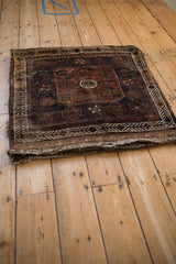 2.5x2.5 Antique Belouch Square Rug Mat