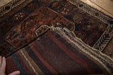 2.5x2.5 Antique Belouch Square Rug Mat