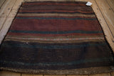 2.5x2.5 Antique Belouch Square Rug Mat