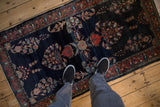 2.5x5 Antique Fine Mohajeran Sarouk Rug Runner