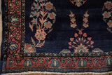 2.5x5 Antique Fine Mohajeran Sarouk Rug Runner