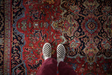 8.5x12 Vintage Bijar Carpet