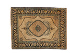 2x2.5 Antique Tabriz Square Rug Mat