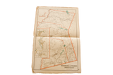 Antique late 19th century map of Pound Ridge, Lewisboro, North Salem, featuring vignettes.