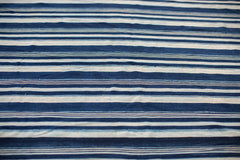 3.5x5 Indigo Blue Striped Textile // ONH Item 1968 Image 1