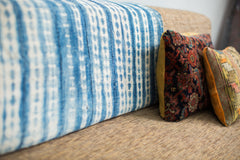 Vintage Batik Blue Throw // ONH Item 1974 Image 3