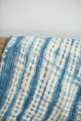 Vintage Batik Blue Throw // ONH Item 1974 Image 5