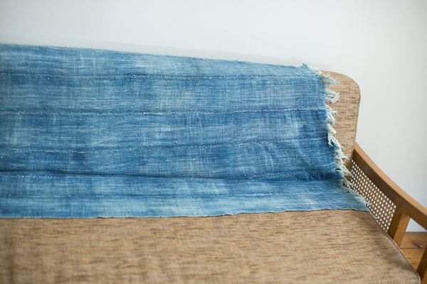 Vintage Denim Batik Throw // ONH Item 1980 Image 4