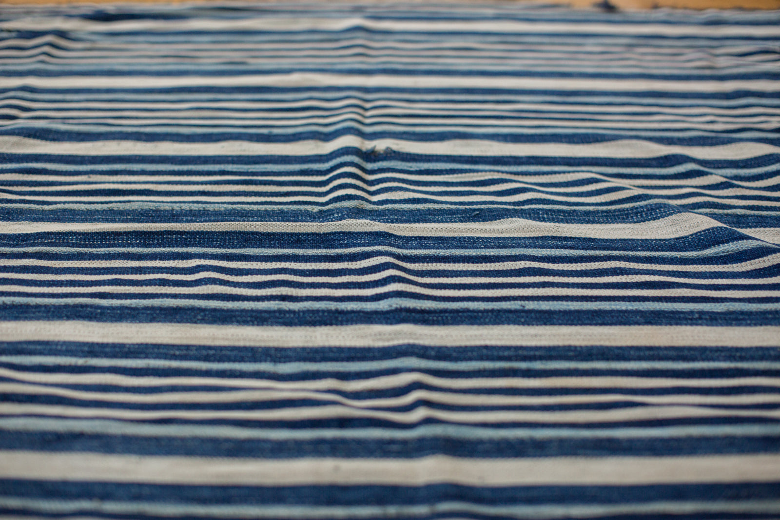 3x5 Indigo Blue Striped Textile // ONH Item 2025 Image 1