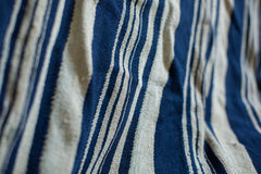 Vintage Indigo Stripe Throw // ONH Item 2035 Image 5
