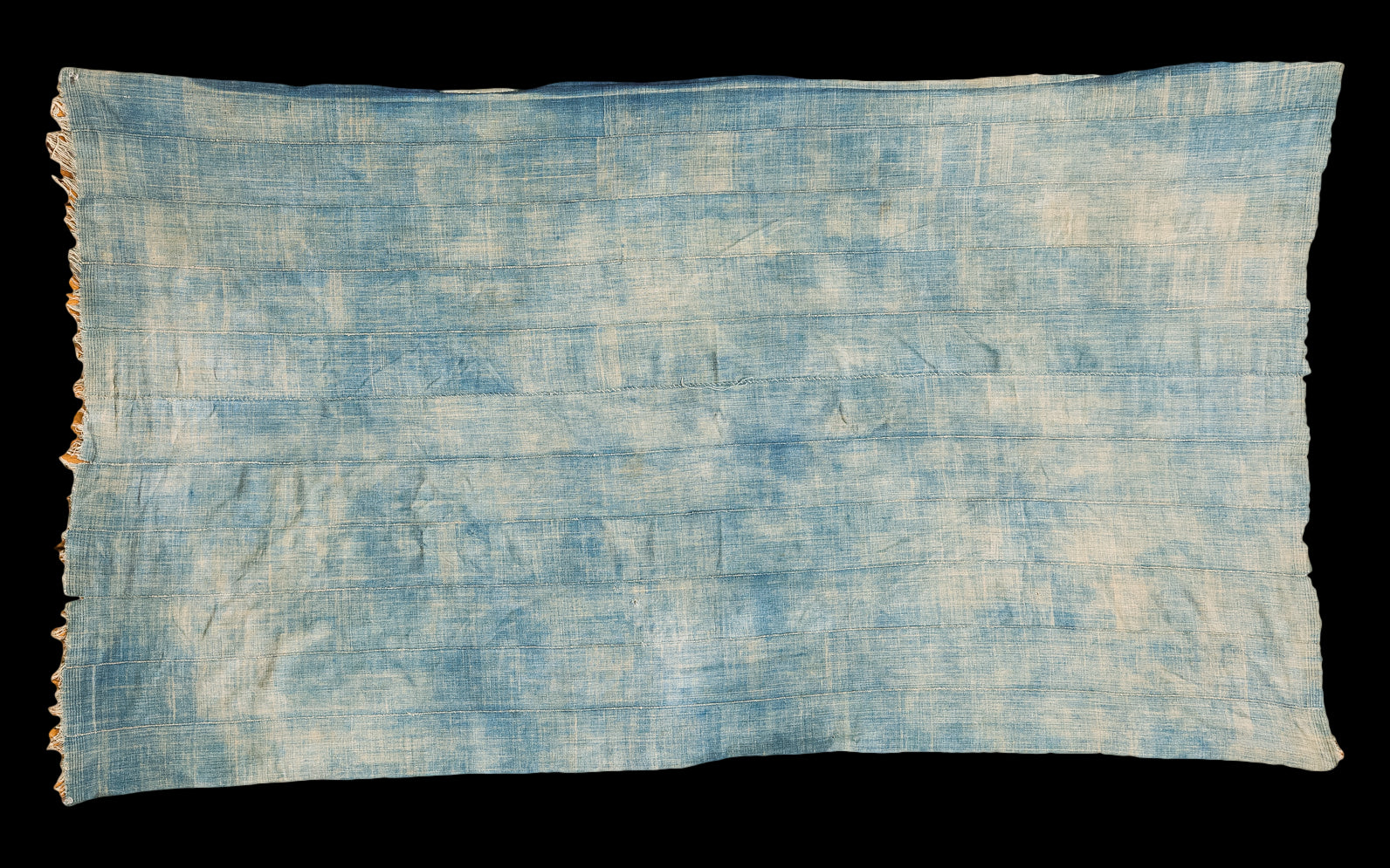 Vintage Denim Batik Throw // ONH Item 2038 Image 1