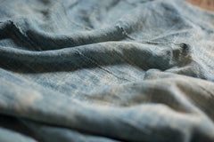 Vintage Denim Batik Throw // ONH Item 2040 Image 6