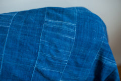 Vintage Denim Batik Throw // ONH Item 2047 Image 4