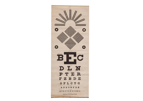 Antique Eye Chart