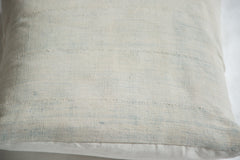 Faded Powder Blue Indigo Pillow // ONH Item 2355A Image 1