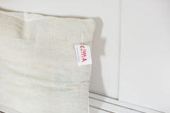 Faded Powder Blue Indigo Pillow // ONH Item 2355A Image 2