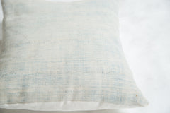 Faded Powder Blue Indigo Pillow // ONH Item 2355B Image 2